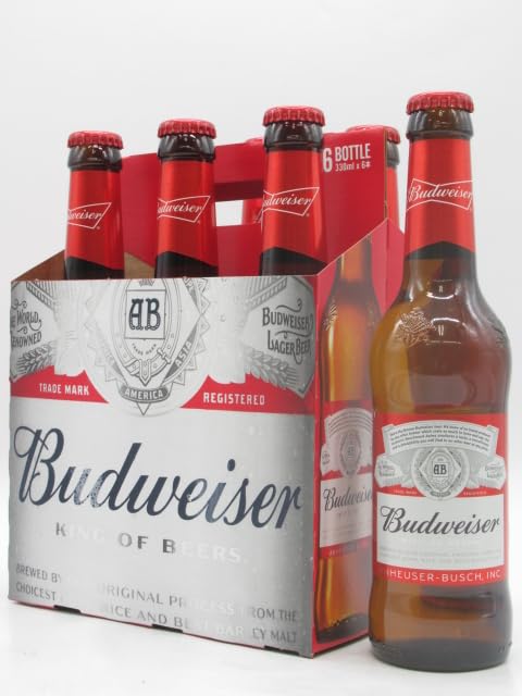 Amazon.co.jp: バドワイザー 瓶 330ml×6本セット : 食品・飲料・お酒